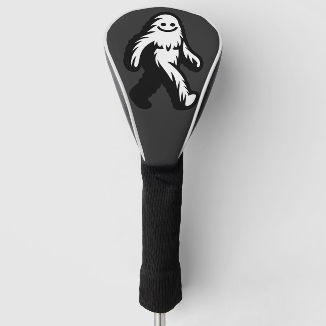 Funda Para Palo De Golf Walking Bigfoot - Sonriente Criptid divertida de S (Anverso)