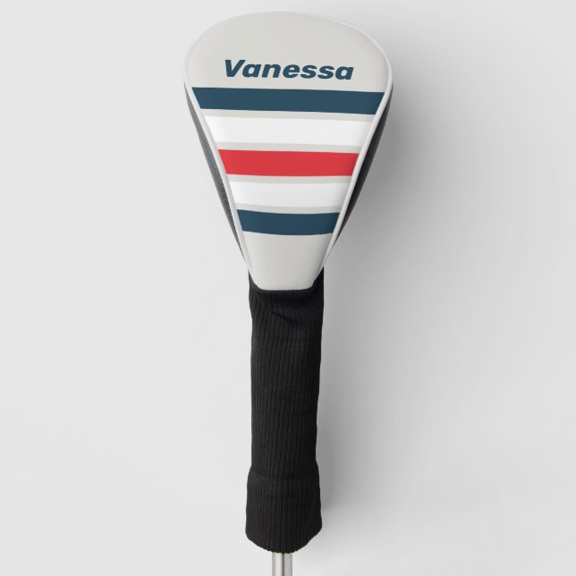 Funda Para Palo De Golf Warbird Across Striping with Name (Anverso)