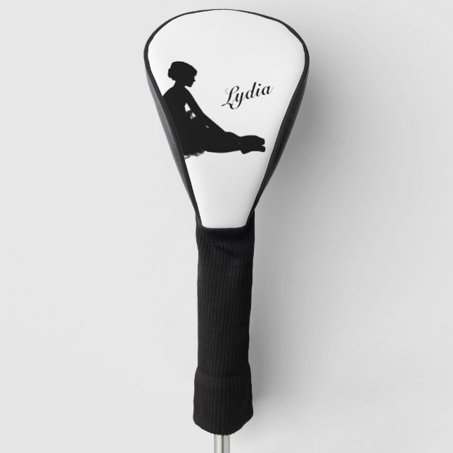 Funda Para Palo De Golf Weary Ballerina Personalizada con Nombre (Anverso)