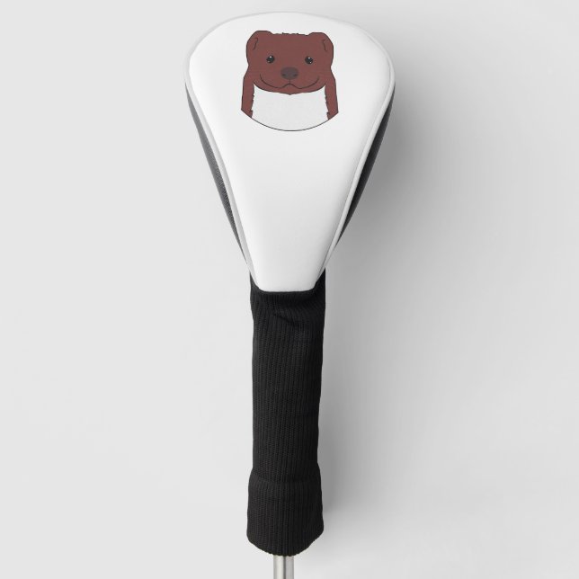 Funda Para Palo De Golf Weasel Face (Anverso)
