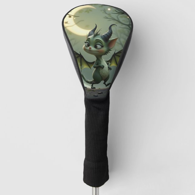 Funda Para Palo De Golf Where moonbeams dance, little mischief awakens.  (Anverso)