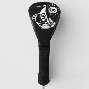 Funda Para Palo De Golf Whimsical Lazy Sailboat
