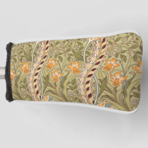 Funda Para Palo De Golf William Morris Daffodil Garden Flor Classic Bota