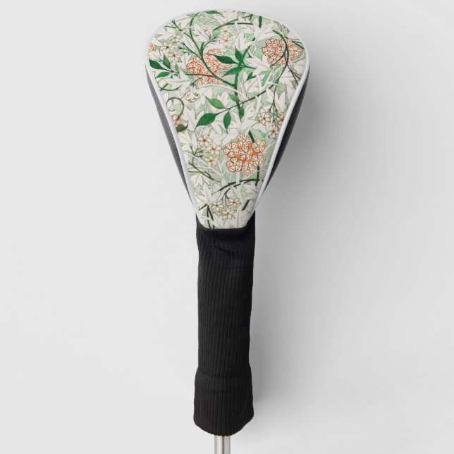 Funda Para Palo De Golf William Morris Jasmine Garden Flower Classic (Anverso)