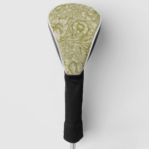 Funda Para Palo De Golf William Morris Poppy Classic Floral Green
