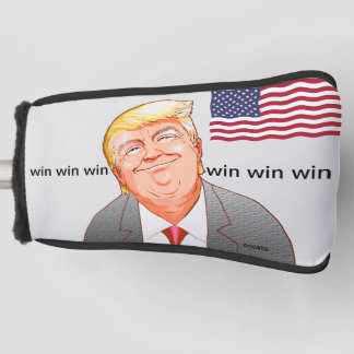 Funda Para Palo De Golf win win win。笑顔が素敵な”ドナルドトランプ”