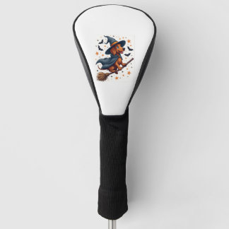 Funda Para Palo De Golf Witchy Dachshund Delight