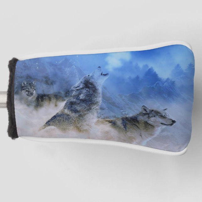 Funda Para Palo De Golf Wolf Spirits (Anverso)