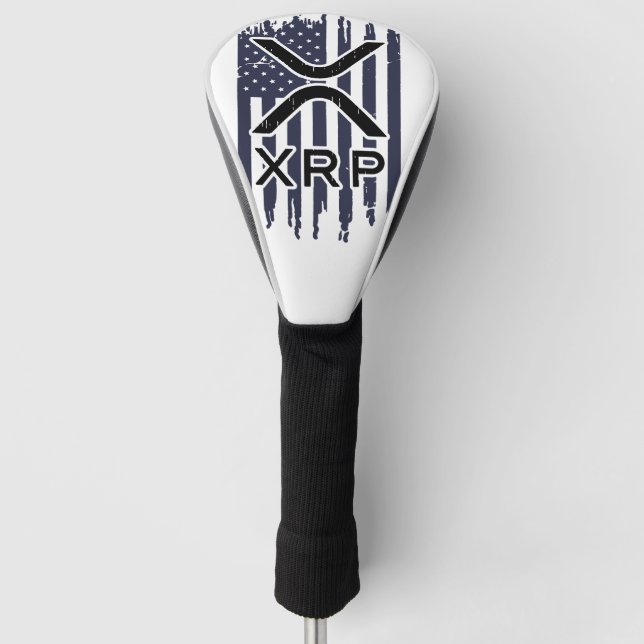 Funda Para Palo De Golf XRP Cryptocurrency USA American (Anverso)