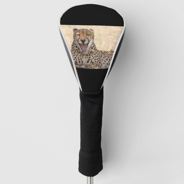 Funda Para Palo De Golf Yawning Cheetah (Anverso)