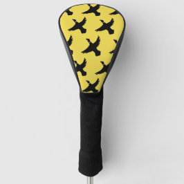 Funda Para Palo De Golf Yellow Black Flying Ducks
