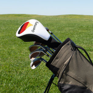 Funda Para Palo De Golf Yo corazón Alemania Bandera Alemana