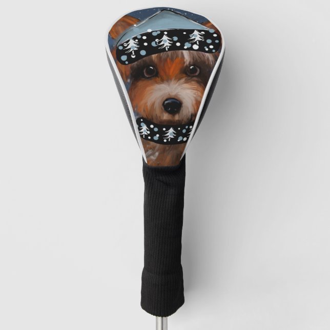 Funda Para Palo De Golf Yorkie (Anverso)