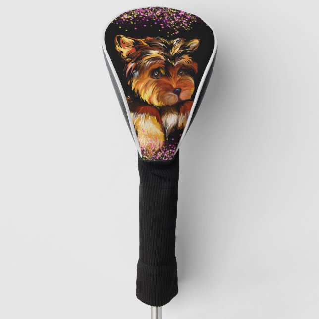 Funda Para Palo De Golf Yorkie Poo (Anverso)
