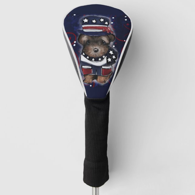 Funda Para Palo De Golf Yorkie Poo (Anverso)
