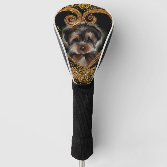 Funda Para Palo De Golf Yorkie Poo (Anverso)