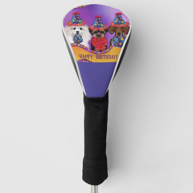 Funda Para Palo De Golf Yorkie Poo (Anverso)