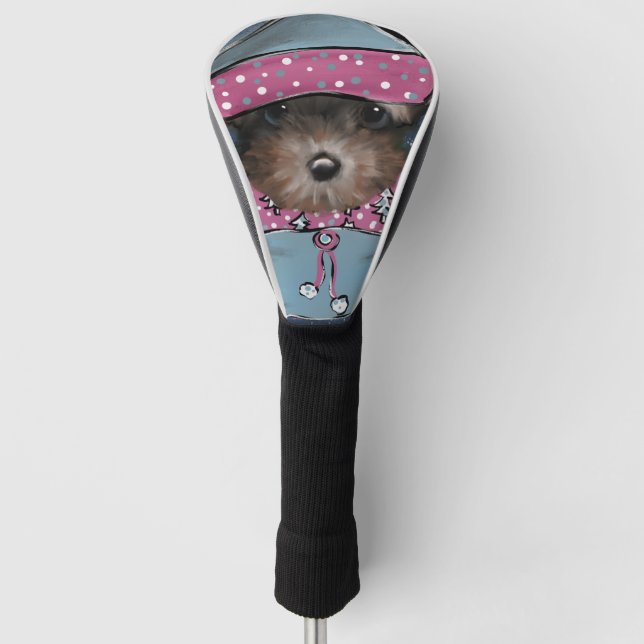 Funda Para Palo De Golf Yorkie Poo (Anverso)