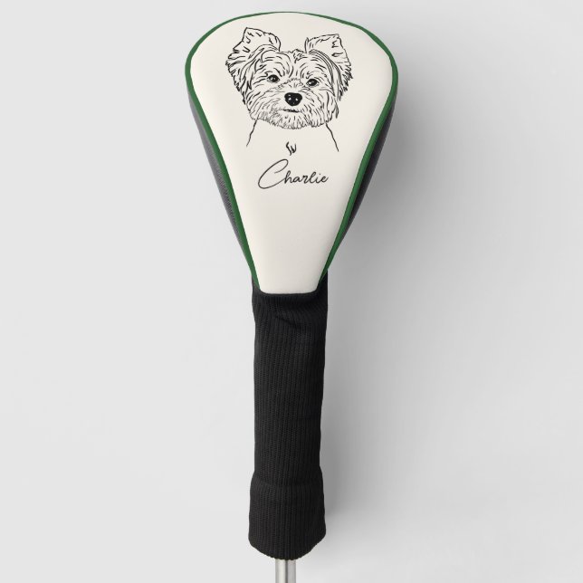 Funda Para Palo De Golf yorkshire terrier (Anverso)