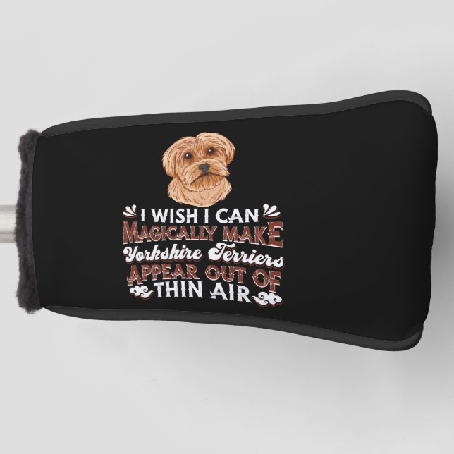 Funda Para Palo De Golf Yorkshire Terrier Dogs (Anverso)