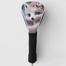 Zorro de bebé blanco