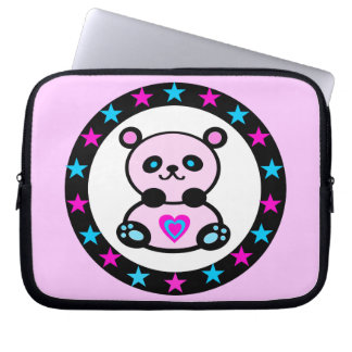 Funda Para Portátil »¦๑Funda para portátil de Panda Rosa Adorable๑¦«