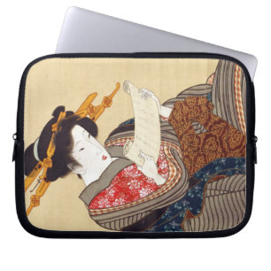 Funda Para Portátil 女, 国 貞 Mujer, Kunisada, Ukiyo-e