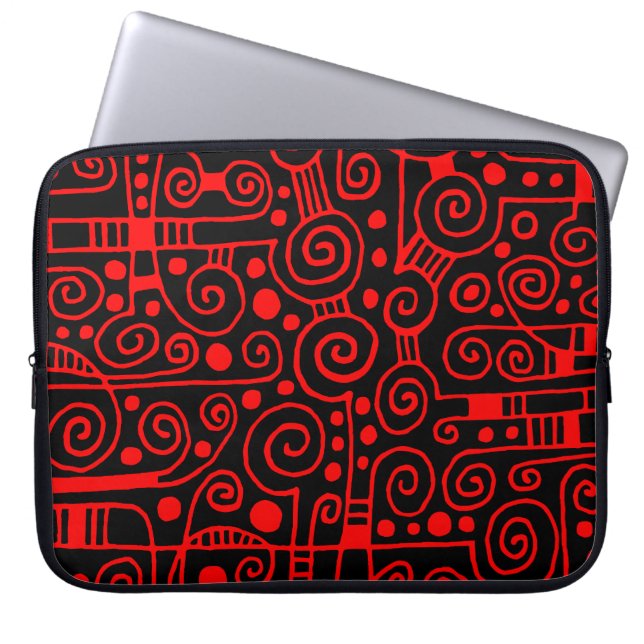 Funda Para Portátil 040512 - Rojo en negro.pdf (Frente)