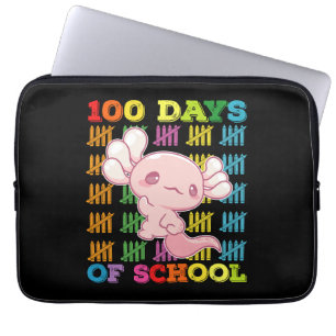 Funda Para Portátil 100 Días De Escuela Axolotl Profesor