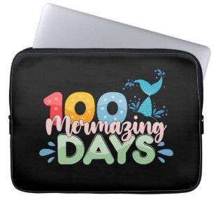 Funda Para Portátil 100 Días Mermazantes Sirena del 100.º Día de Coleg