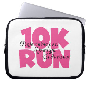 Funda Para Portátil 10.000 carreras de deportes rosados