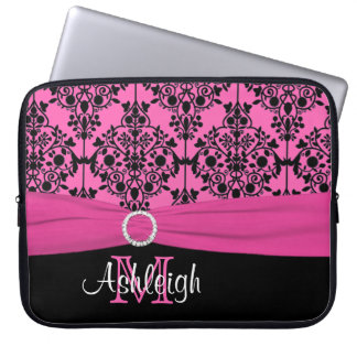Funda Para Portátil 15" manga blanca negra del ordenador portátil de