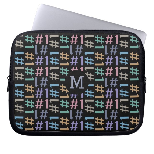 Funda Para Portátil "# 1" personalizado de patrones monopólicos mangas (Frente)