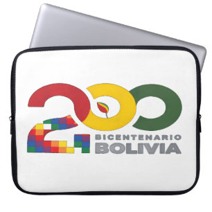Funda Para Portátil 200 años bicentenario de Bolivia
