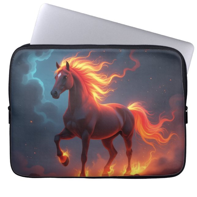 Funda Para Portátil „2026 – Das Jahr des Feuerpferds“ (Frente)