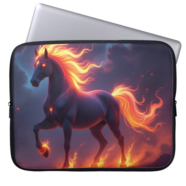 Funda Para Portátil „2026 – Das Jahr des Feuerpferds“ (Frente)