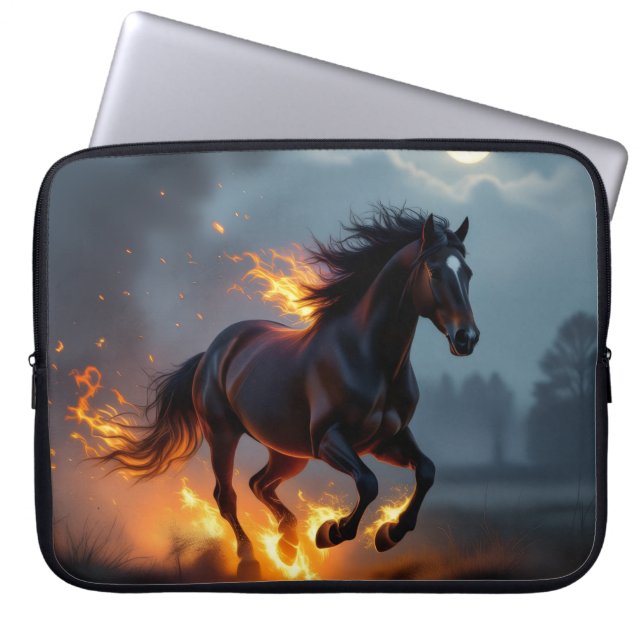 Funda Para Portátil „2026 – Das Jahr des Feuerpferds“ (Frente)