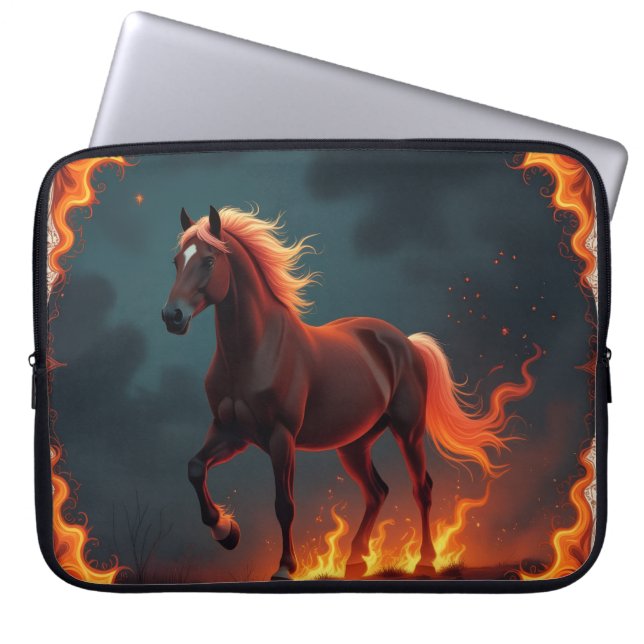 Funda Para Portátil „2026 – Das Jahr des Feuerpferds“8 (Frente)