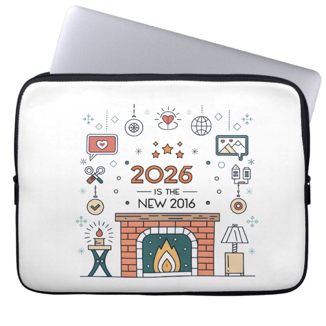Funda Para Portátil 2026 Is The New 2016 Cozy Culture Vector (Frente)