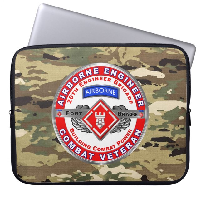 FUNDA PARA PORTÁTIL 20.ª BRIGADA DE INGENIEROS (Frente)