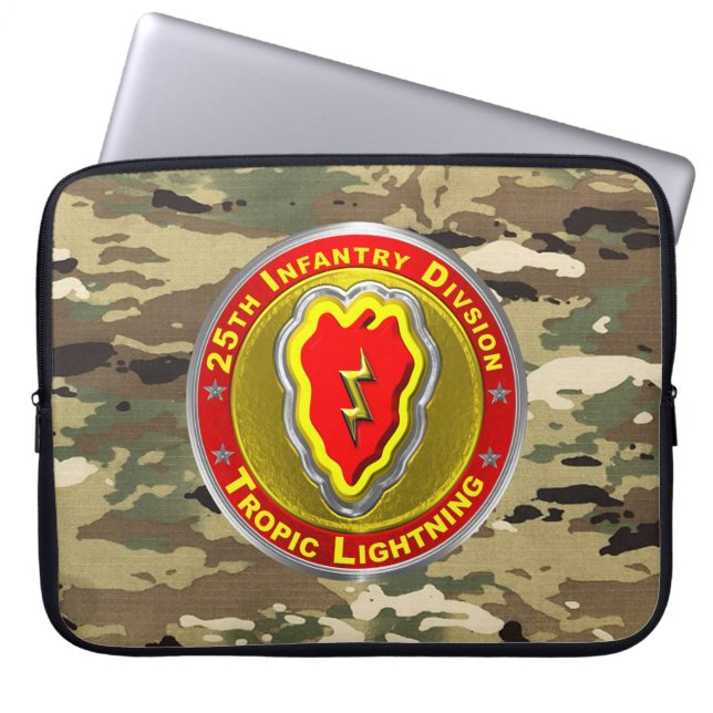 Funda Para Portátil 25.ª División de Infantería (Frente)
