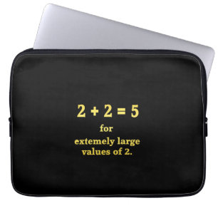 Funda Para Portátil 2 + 2 = 5  Chiste matemático divertido