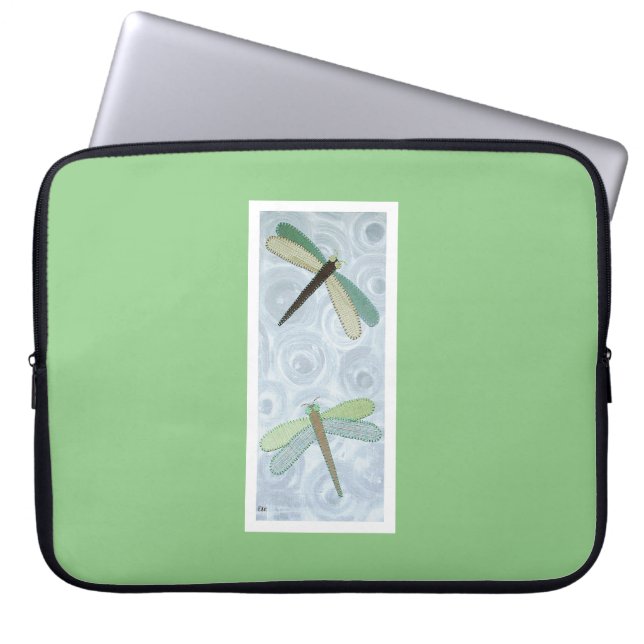 Funda Para Portátil 2 Dragonflies #1 (Frente)