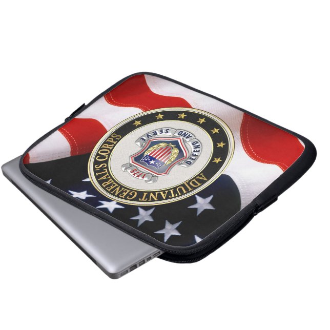 Funda Para Portátil [300] AG Corps Regimental Insignia [3D] (Inferior anverso)