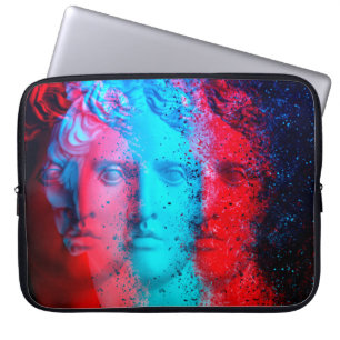 Funda Para Portátil 3.ª anaglyph. Covid-mutantes. David Apollo. G
