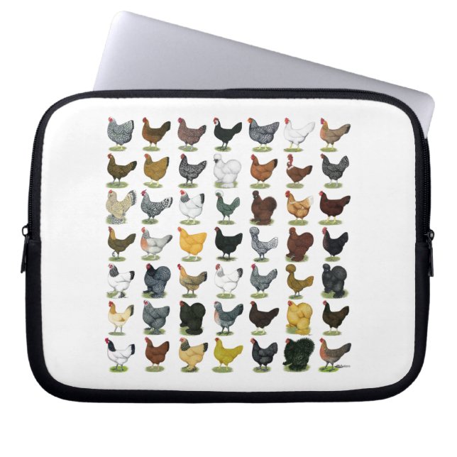 Funda Para Portátil 49 gallinas (Frente)