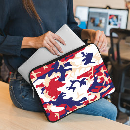 Funda Para Portátil 4th of July, Independence day, Camouflage Beige