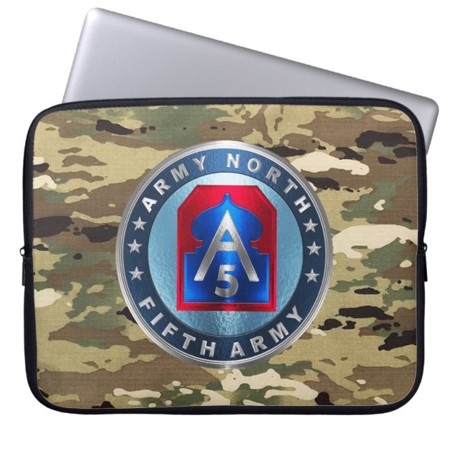 FUNDA PARA PORTÁTIL 5.º NORTE DEL EJÉRCITO (Frente)
