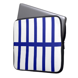 Funda Para Portátil 5 Rayas Azules divididas Mangas de portátil