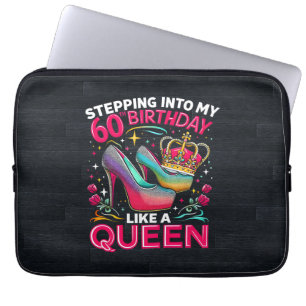 Funda Para Portátil 60 años como una reina feliz 60 años
